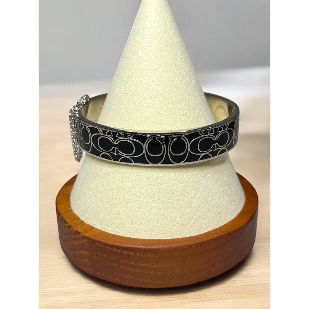 Coach 99679 Signature Metal Enamel Hinge Bangle